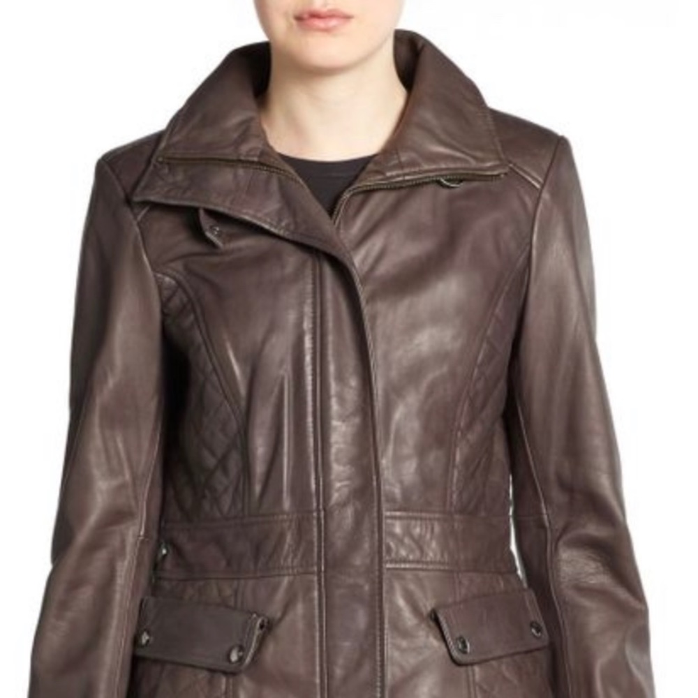 Marc New York Scuba Quilted Leather Jacket